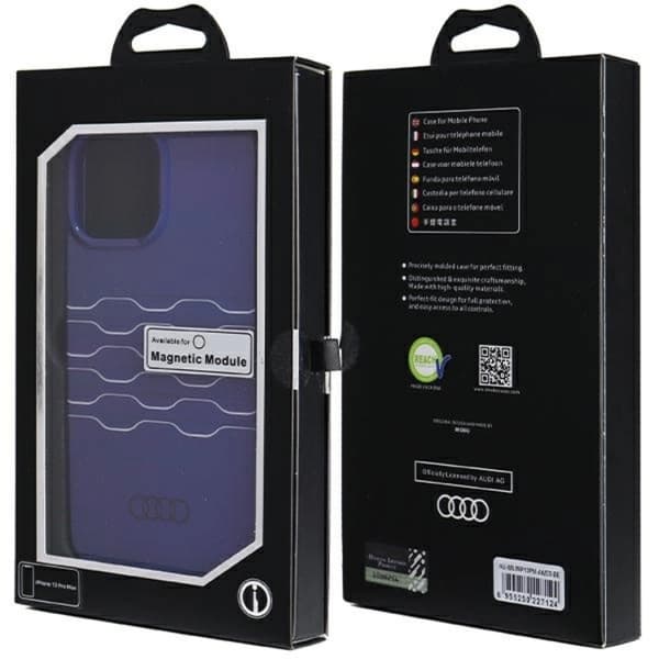 Audi iPhone 13 Pro Max Mobilskal Magsafe IML - Sininen Blå