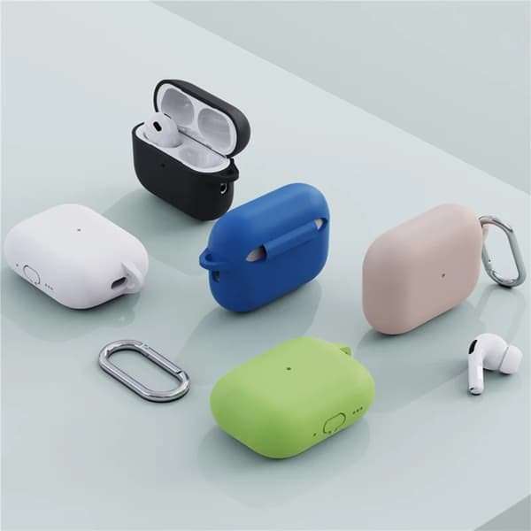 Mobilskal till Airpods Pro 3 Silikon med Karbinhake - Luminous Blå