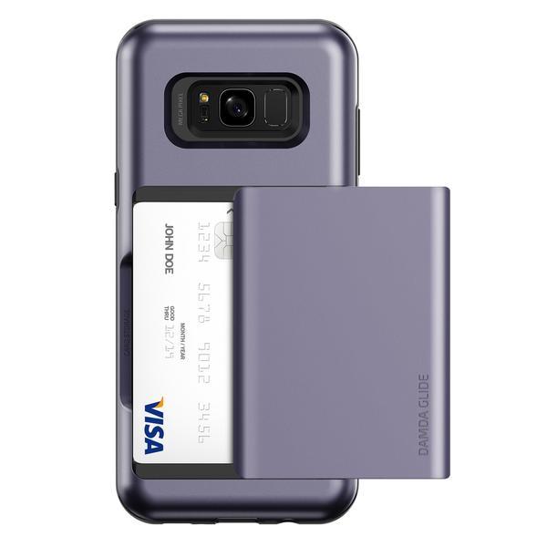 Verus Damda Glide Card Slot Skal till Samsung Galaxy S8 Plus - Orchid Grey