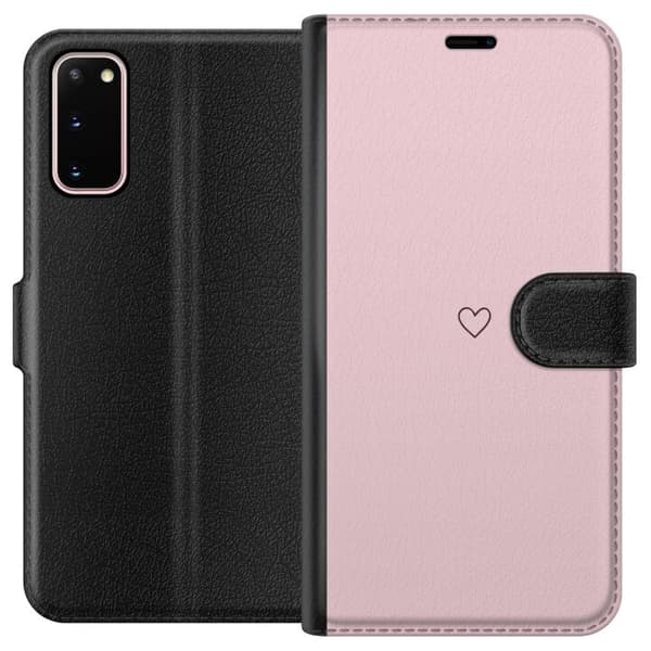 Plånboksfodral till Samsung Galaxy S20 med Litet Hjärta