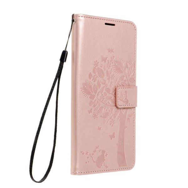 Forcell Xiaomi Mi 11 Lite 4G / 5G Taske Mezzo - Træ Pink Guld