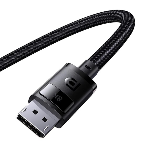 Baseus DisplayPort 8K 60Hz Kabel 1.5m High Definition Series - Svart Svart