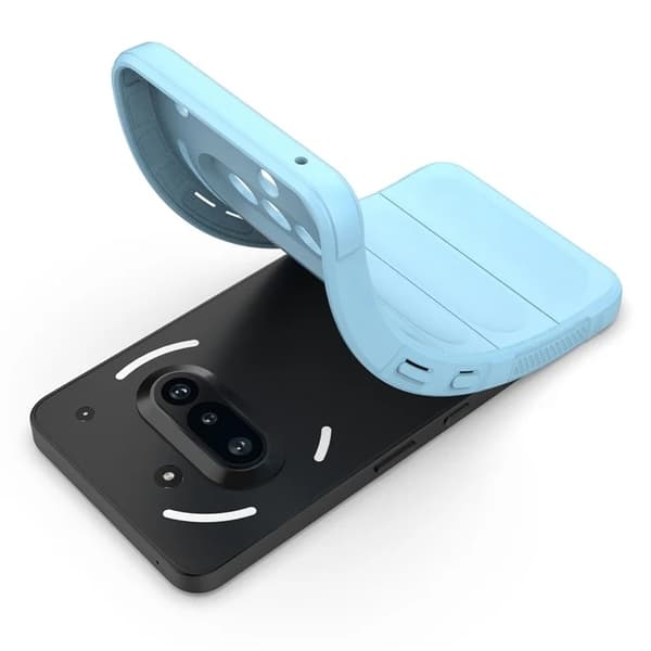 Mobilskal till Nothing Phone (3a) MagSafe Rugged TPU - Blå Blå