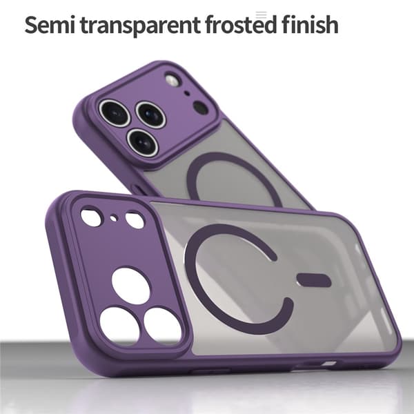 Mobilskal till iPhone 17 Pro Max MagSafe Anti Drop - Lila Lila