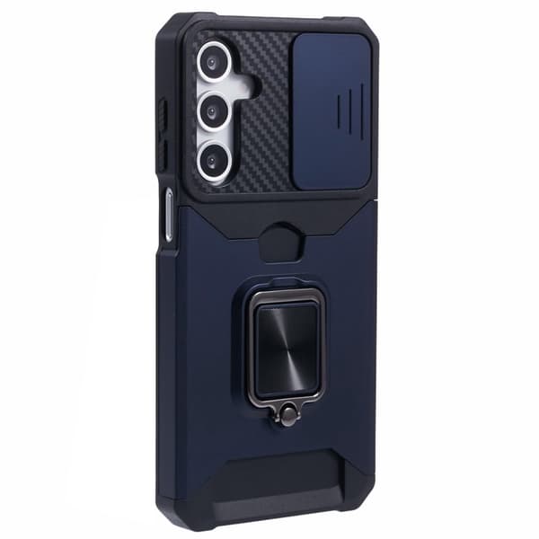 Mobilskal för Samsung Galaxy S26 Plus Kickstand PC + TPU - Mörkblå
