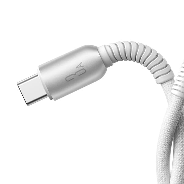 Joyroom S-A51 3A USB-A - USB-C Kabel 1.2m - Ljusgrå Grå