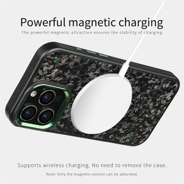 Mobilskal till iPhone 16 Pro Max Magsafe Aramid Fiber Forged - Silver Silver