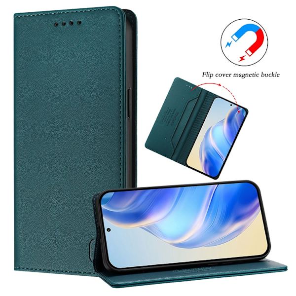 RINACASIS iPhone 17 Pro Plånboksfodral RC01 RFID - Mörkgrön Grön