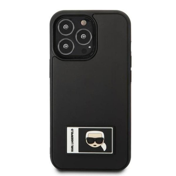 Karl Lagerfeld iPhone 13 Pro Max Cover Iconic Patch - Sort