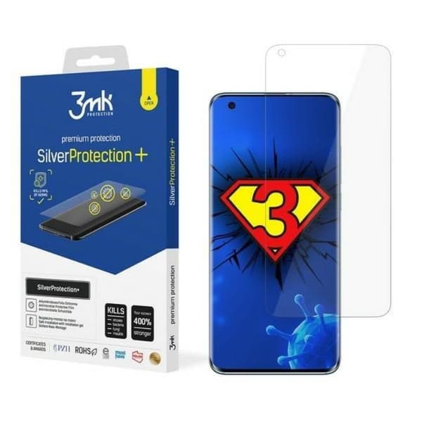 3MK Galaxy A11/M11 Näytönsuoja - Silver Protection Plus Lasi Silver
