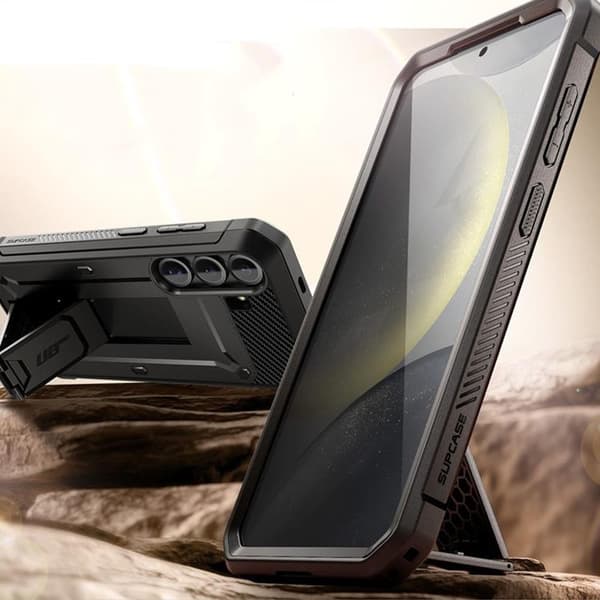 SupCase Mobilskal till Galaxy S25 Plus Unicorn Beetle Pro 2-Set Svart