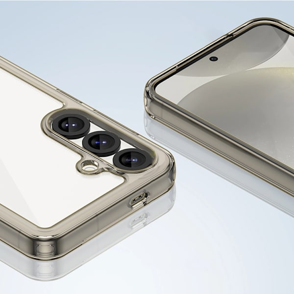 Mobilskal till iPhone 16e Outer Space - Transparent/Svart Transparent