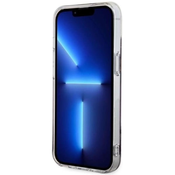 Guess iPhone 14 Mobilskal MagSafe Guld Marble - Lila