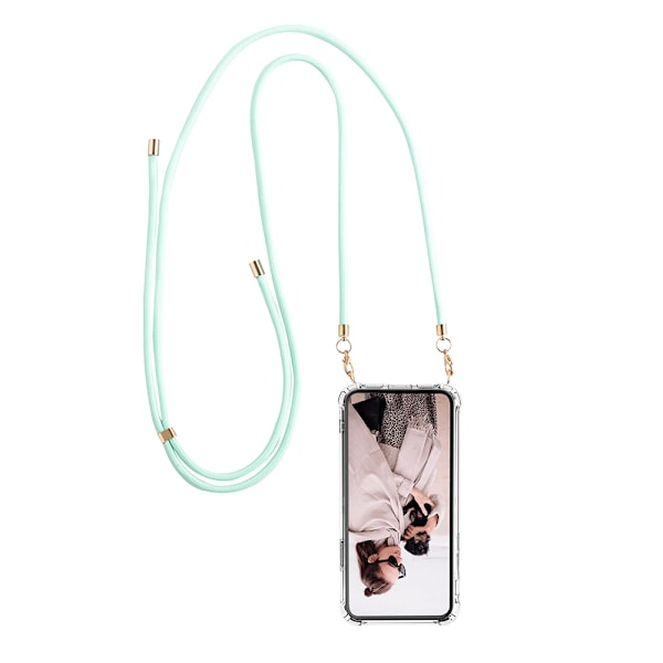 Boom Galaxy A51 5G mobilhalsband skal - Rope Mint Rope Mint