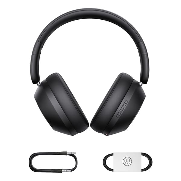 Baseus On-Ear Trådlösa Hörlurar Bluetooth 5.3 - Svart Svart