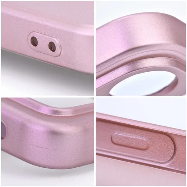 Telefontaske til iPhone 16 Plus Metallic - Lyserød Rosa