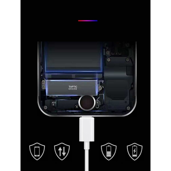 18W - Latauskaapeli USB-C - Lightning - 1M