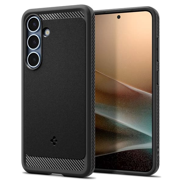 Spigen telefontaske til Galaxy S25 Magsafe Rugged Armor - Mat Sort Svart