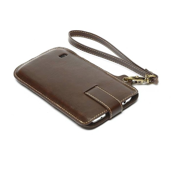 Zenus Hollywood Puoch Fodral till Samsung Galaxy S5 - Brun Brun