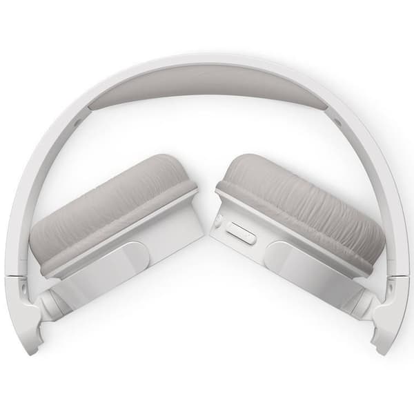 PHILIPS Trådlösa On-Ear Hörlurar25h Speltid - Vit Vit