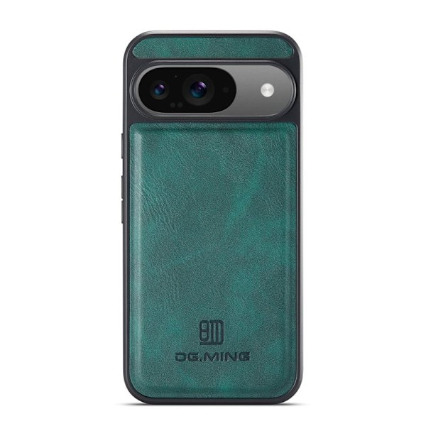 DG.MING Mobilskal till Google Pixel 9 Pro Anti-Drop Läder Grön