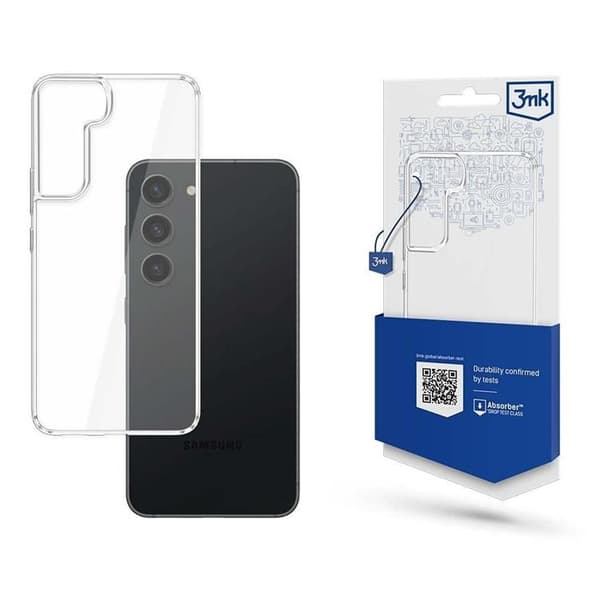 3MK Galaxy S23 5G -puhelinkotelo Armor - läpinäkyvä Transparent