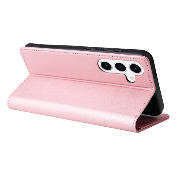 Plånboksfodral för Samsung Galaxy S26 Plus RFID Blocking Konstläder - Rosa