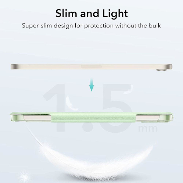 ESR Ascend Trifold Case iPad Mini 6 2021 - Lysegrøn Green