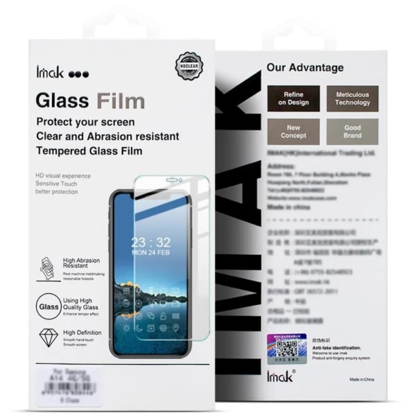 IMAK iPhone 15 Plus Skærmbeskytter i hærdet glas - Gennemsigtig