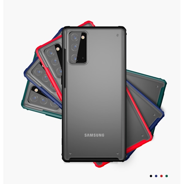 Armor Series Matte PC + TPU Hybrid Skal Till Galaxy Note 20 - Grön Grön