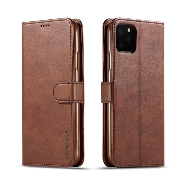 LC.imeeke iPhone 11 Pro Max Plånboksfodral Konstläder - Brun
