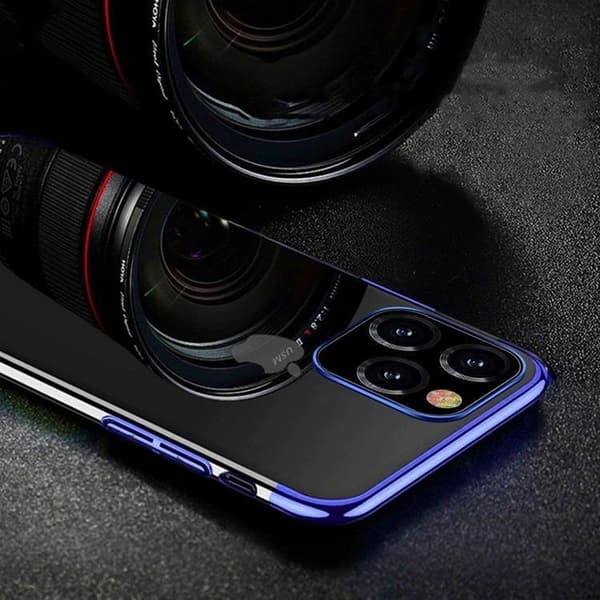 Galaxy S22 Plus Cover Metallic TPU - Blå Blå
