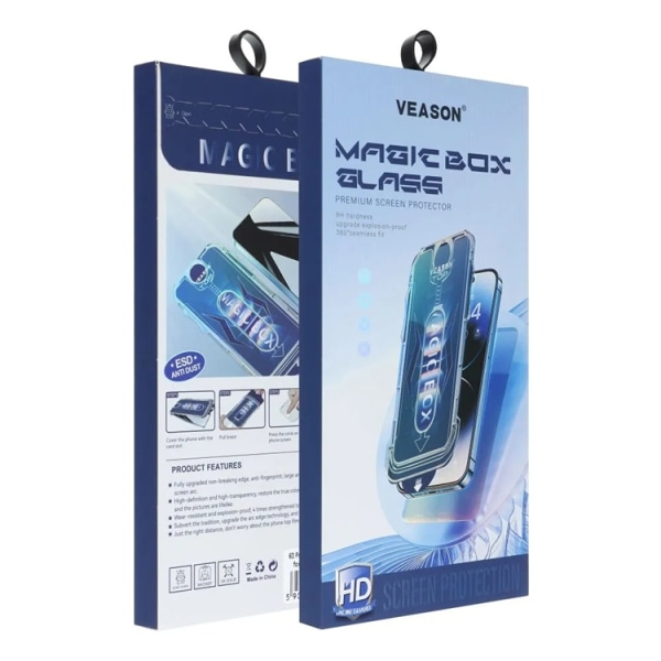 Veason iPhone 14 Pro Max skærmbeskytter i hærdet glas 6D Pro