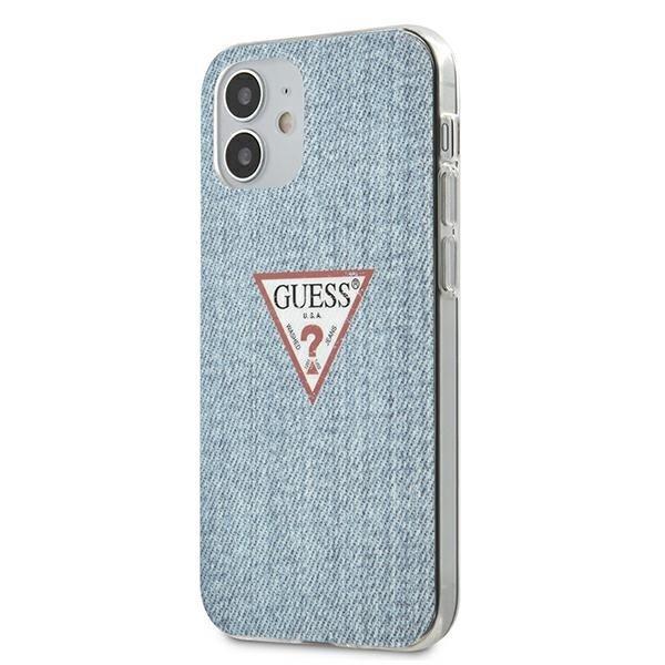 Guess skal iPhone 12 Mini Jeans Collection ljus Blå Blue