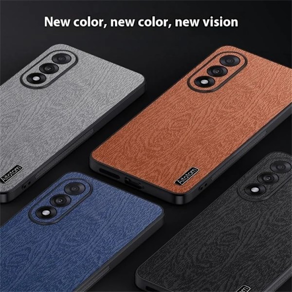 Mobilskal till OnePlus Nord 5 Wood Texture - Grå Grå