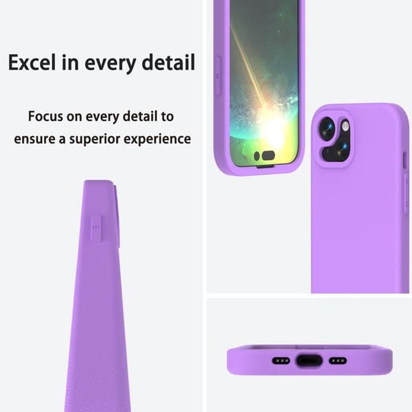 Mobilskal till iPhone 15 Shockproof EVA - Lila Lila