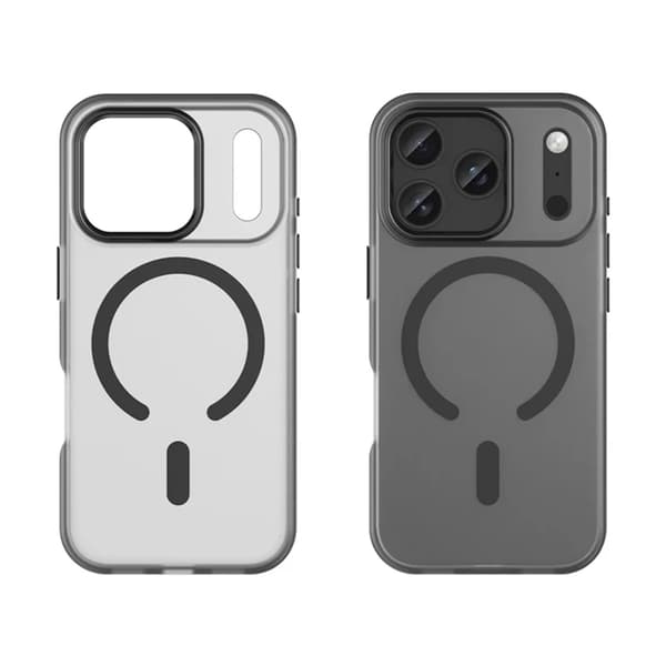 Mobilskal till iPhone 17 Pro MagSafe Matte Translucent - Svart Svart