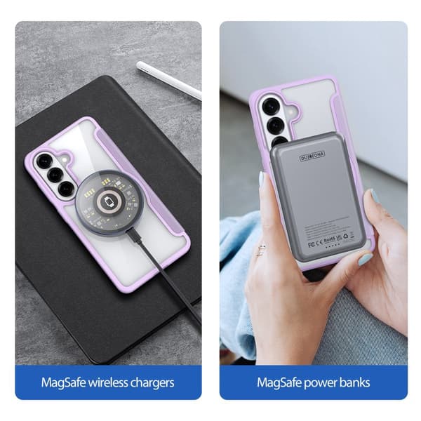 Dux Ducis Mobilskal för Samsung Galaxy S26 Plus Magnetiskt Konstläder - Lila