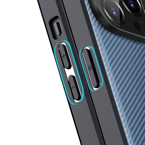 Dux Ducis iPhone 14 Plus Skal Fino Nylon - Blå Blå