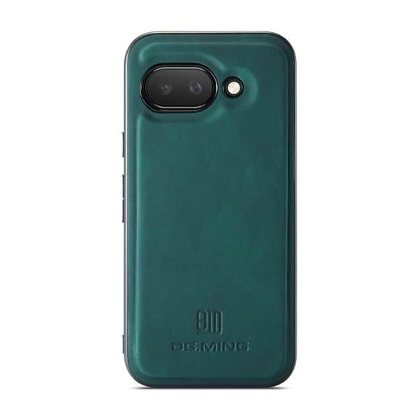 DG.MING Mobilskal till Google Pixel 9a PU Läder Hybrid Grön
