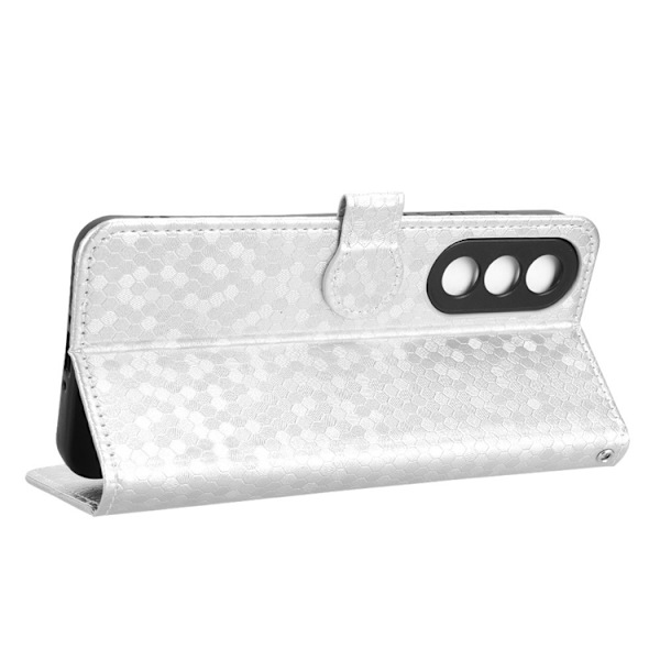 OnePlus Nord 5 Plånboksfodral Dot Pattern Imprint - Silver Silver