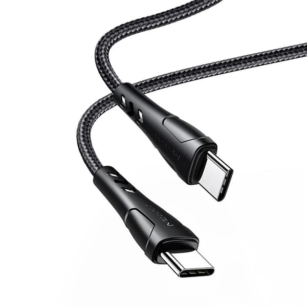 MCDODO USB-C - USB-C Kabel 0.2M Fast - Svart Svart