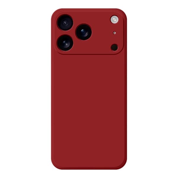 Mobilskal till iPhone 17 Pro Max TPU Straight Edge - Röd Röd