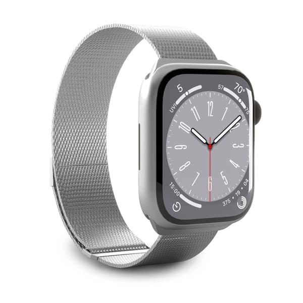 Puro Apple Watch (38/40/41mm) Armbånd Rustfrit Stål - Sølv Silver