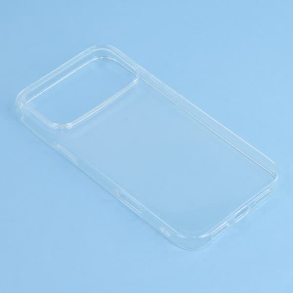 X-LEVEL Mobilskal till iPhone 17 Pro TPU Shockproof Crystal Clear