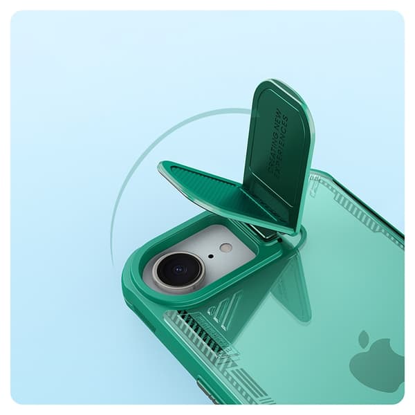 Nillkin Mobilskal till iPhone 16e Iceblade Prop med lins - Grön Grön