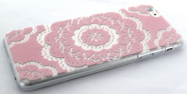 BaksideSkal till Apple iPhone 6(S) Plus - Floral Pink Bows Rosa