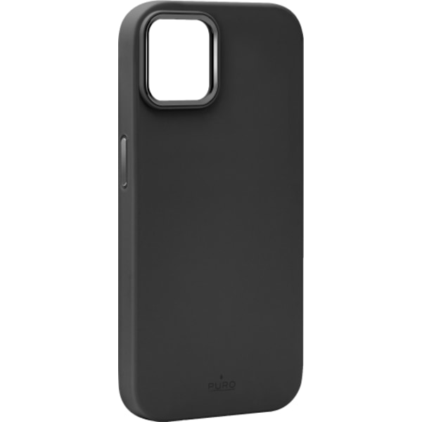 Puro iPhone 15 Pro Mobile Case Magsafe Silicone - musta