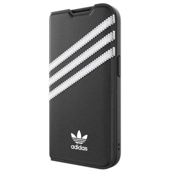 Adidas iPhone 14 Pro Plånboksfodral OR PU - Svart/Vit Svart