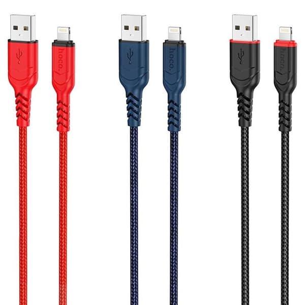 Hoco USB-A till Lightning 2.4A 3m Kabel X59 - Svart Black